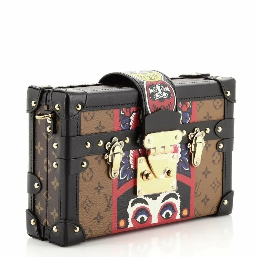 Louis Vuitton Petite Malle Kabuki Reverse Monogram Japan trunk crossbody LV bag